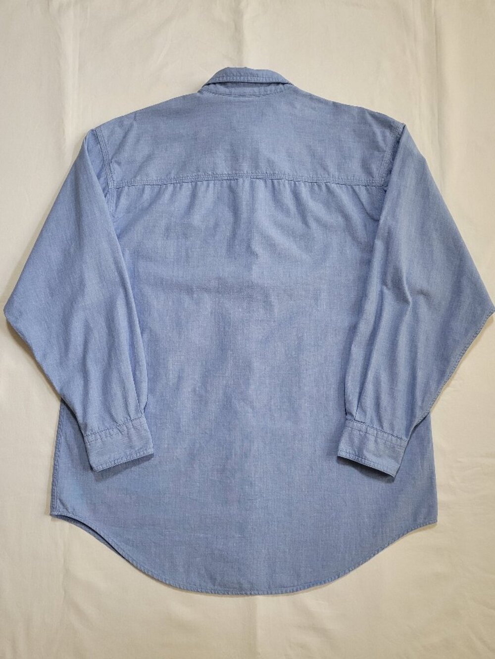 Vintage 90s Disney Store Winnie the Pooh Embroidered Denim Shirt Blue Button Up - Picture 9 of 9